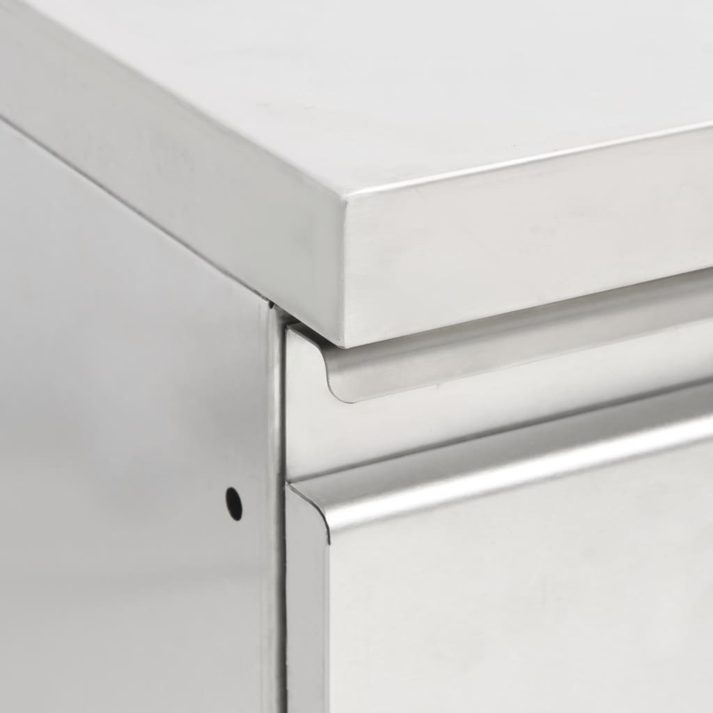 Armario de cocina comercial con 2 cajones 50x60x96 cm