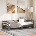 Sofá cama de 3 plazas sin colchón blanco 90x200 cm