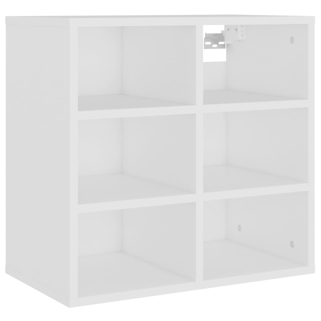 Zapatero blanco 52,5x30x50 cm