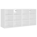 Muebles zapatero 2 unidades blanco 52,5x30x50 cm