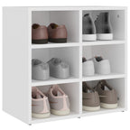 Muebles zapatero 2 unidades blanco 52,5x30x50 cm