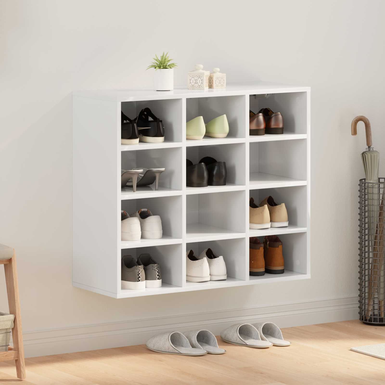 Armario Zapatero 103 x 30 x 51 cm Madera de ingeniería