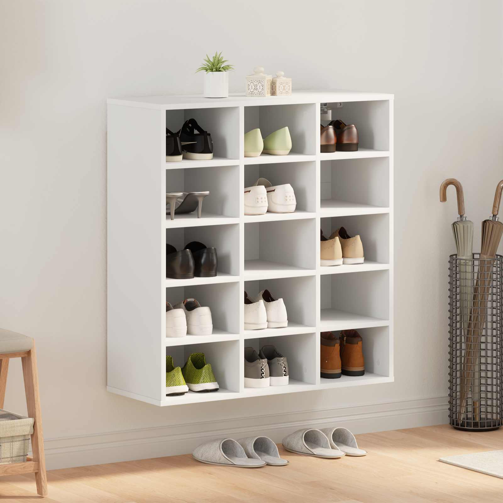 Armario Zapatero 103 x 30 x 51 cm Madera de ingeniería