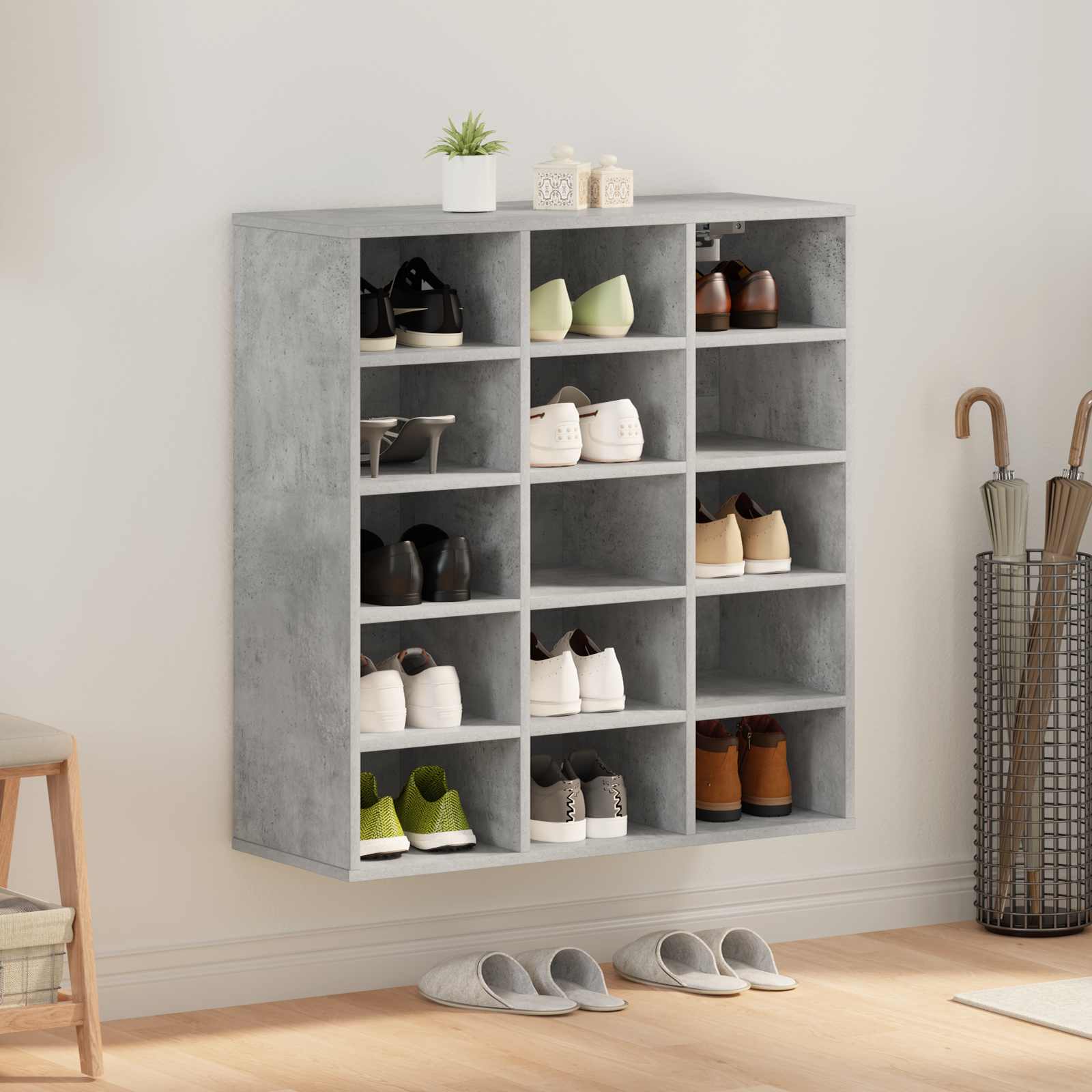 Armario Zapatero 103 x 30 x 51 cm Madera de ingeniería