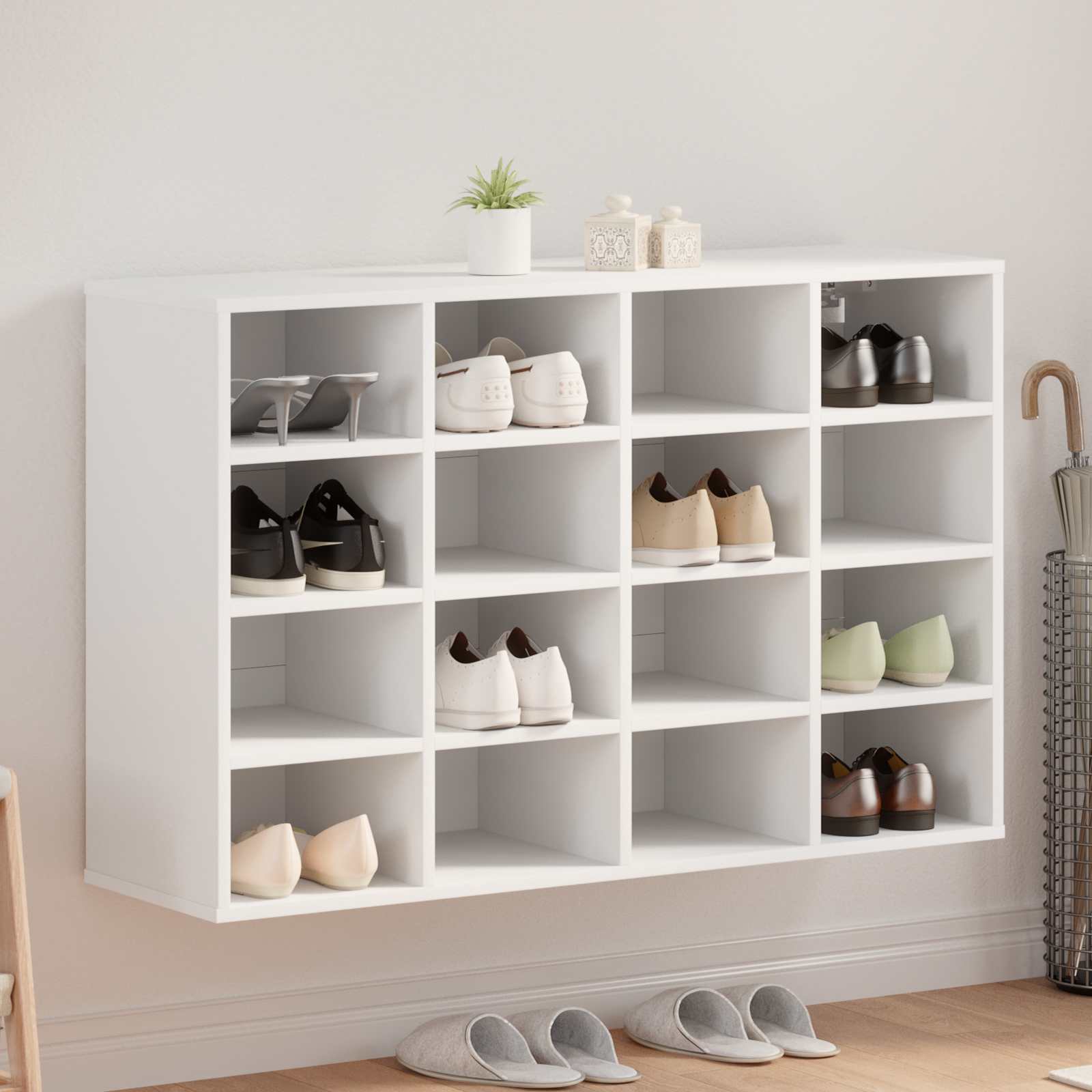 Armario Zapatero 103 x 30 x 51 cm Madera de ingeniería