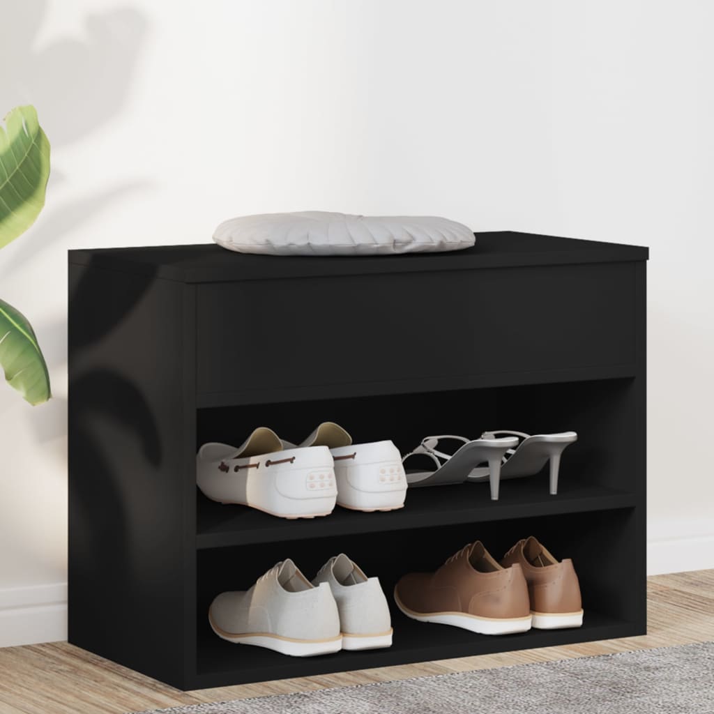Zapatero de contrachapada color roble 105x35x35 cm