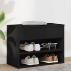 Zapatero de contrachapada color roble 105x35x35 cm