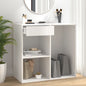 White Plywood Makeup Cabinet 80x40x75 cm