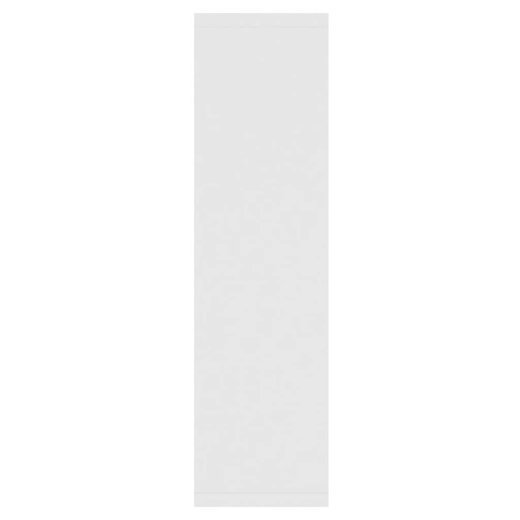 Mueble con espejo y luces LED blanco 76x15x55 cm