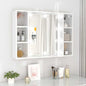 Cabinet with mirror and bright white LED 76x15x55 cm