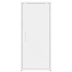 Zapatero de aglomerado blanco 32x35x70 cm