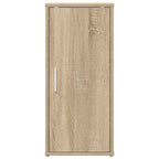 Zapateros 2 uds contrachapado roble Sonoma 32x35x70 cm