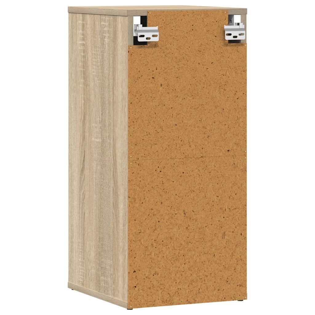 Zapateros 2 uds contrachapado roble Sonoma 32x35x70 cm