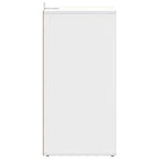 Zapatero de madera contrachapada blanco 31,5x35x70 cm