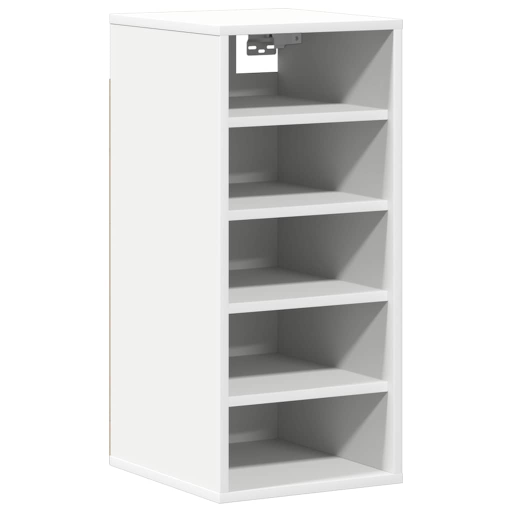 Zapateros 2 uds contrachapada blanco 31,5x35x70 cm