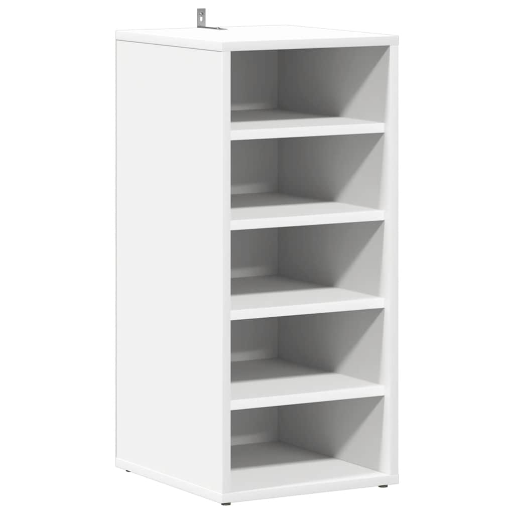 Zapateros 2 uds contrachapada blanco 31,5x35x70 cm