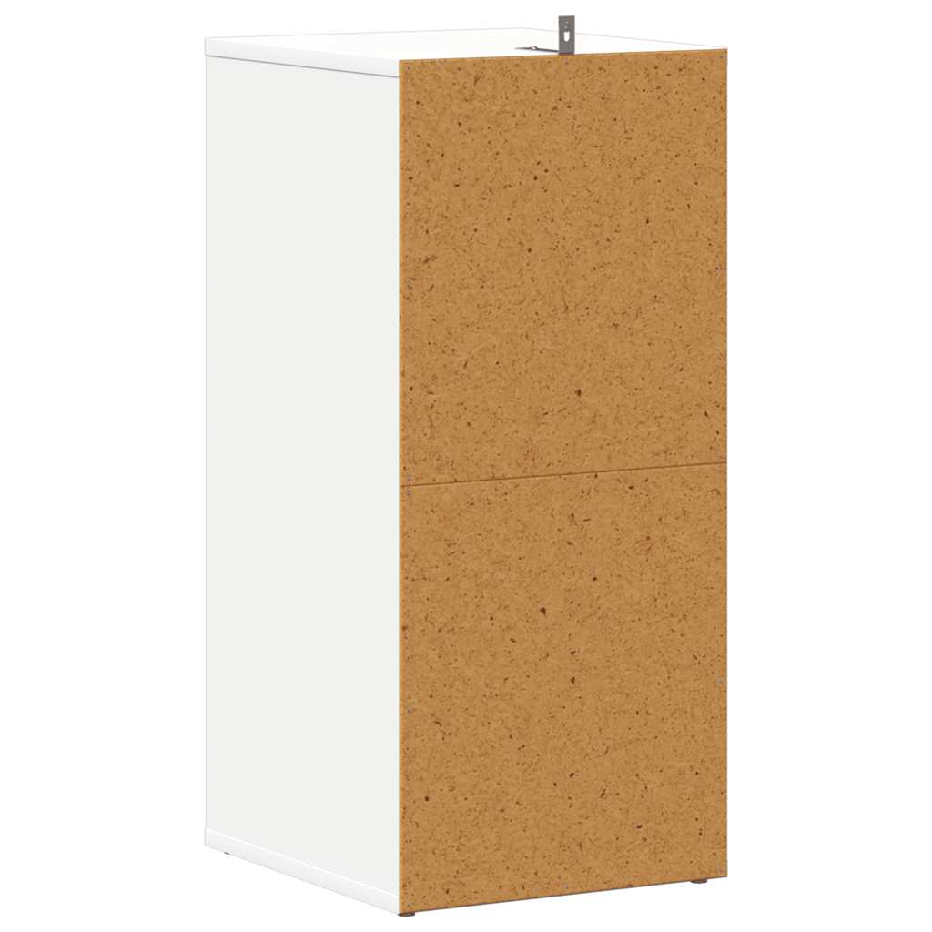 Zapateros 2 uds contrachapada blanco 31,5x35x70 cm