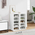 Zapateros 2 uds contrachapada blanco 31,5x35x70 cm