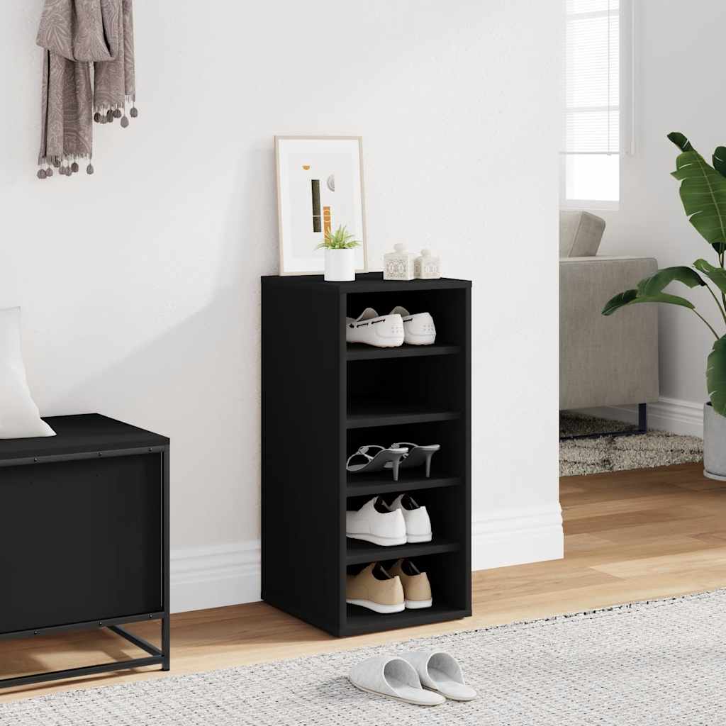 Zapatero de madera contrachapada blanco 31,5x35x70 cm