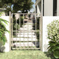 Puerta de jardín 100x100 cm de acero inoxidable