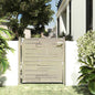 Puerta de jardín 100x100 cm de acero inoxidable