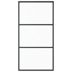 Sliding door with ESG glass and aluminum hardware 102x205 cm