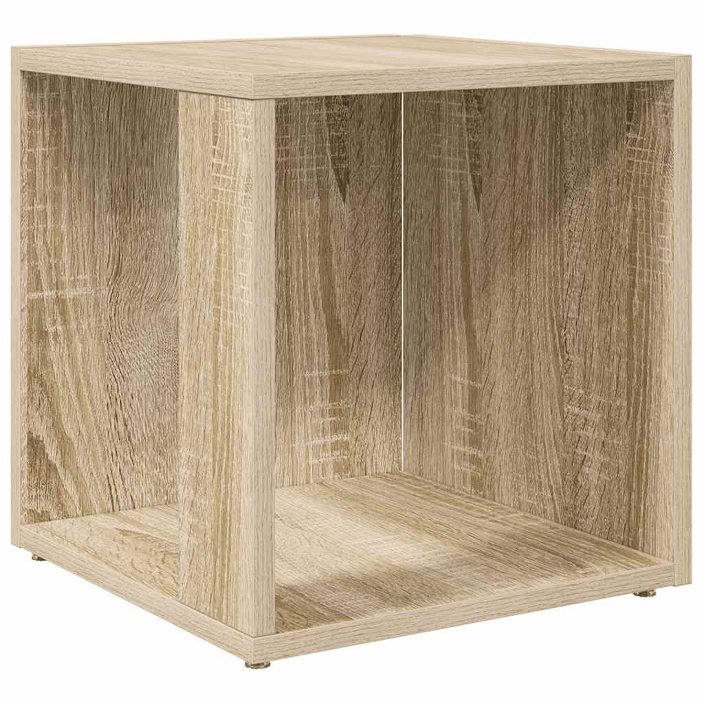 Mesa auxiliar madera contrachapada roble Sonoma 33x33x34,5 cm