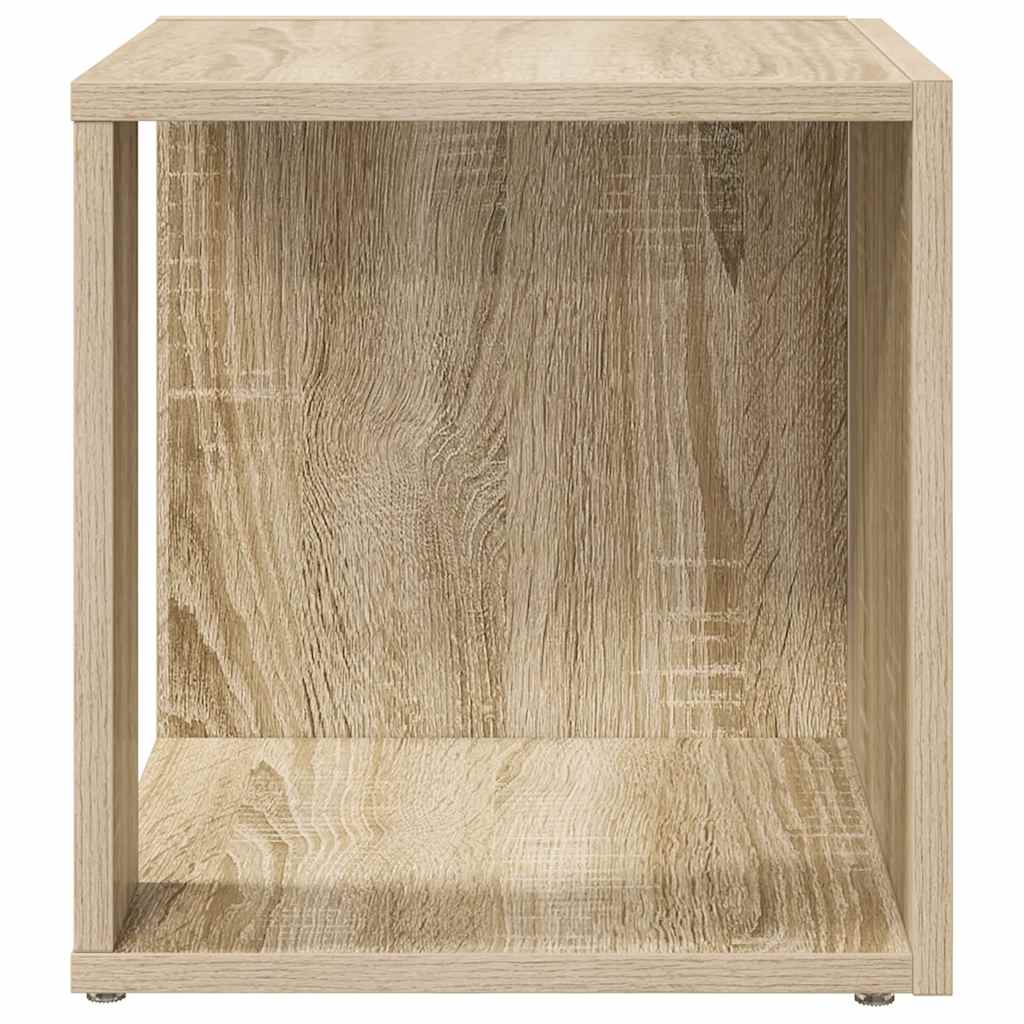 Mesa auxiliar madera contrachapada roble Sonoma 33x33x34,5 cm