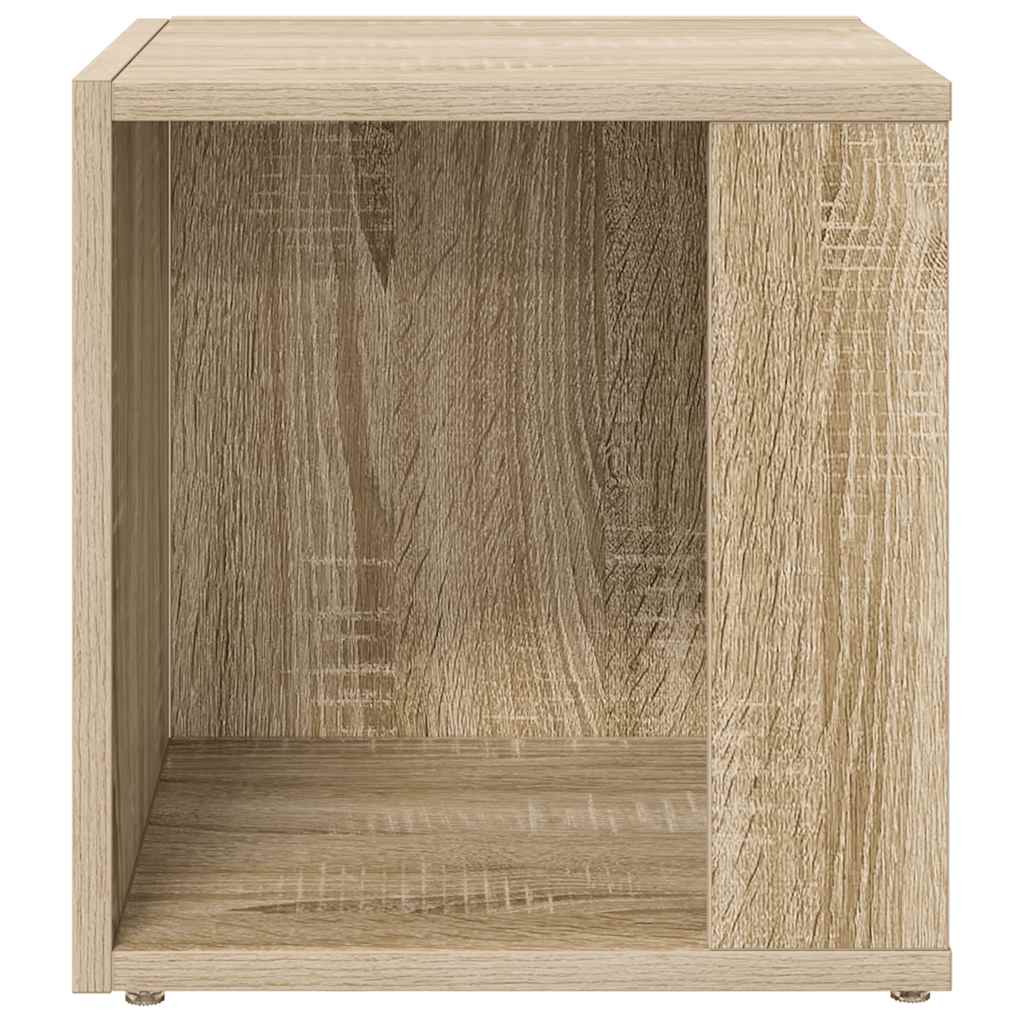 Mesa auxiliar madera contrachapada roble Sonoma 33x33x34,5 cm