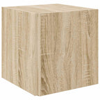 Mesa auxiliar madera contrachapada roble Sonoma 33x33x34,5 cm