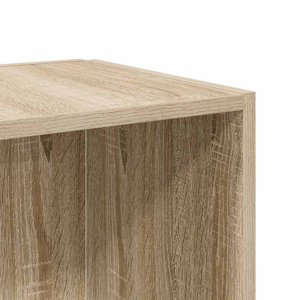 Mesa auxiliar madera contrachapada roble Sonoma 33x33x34,5 cm