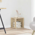 Mesa auxiliar madera contrachapada roble Sonoma 33x33x34,5 cm
