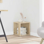 Mesa auxiliar madera contrachapada roble Sonoma 33x33x34,5 cm