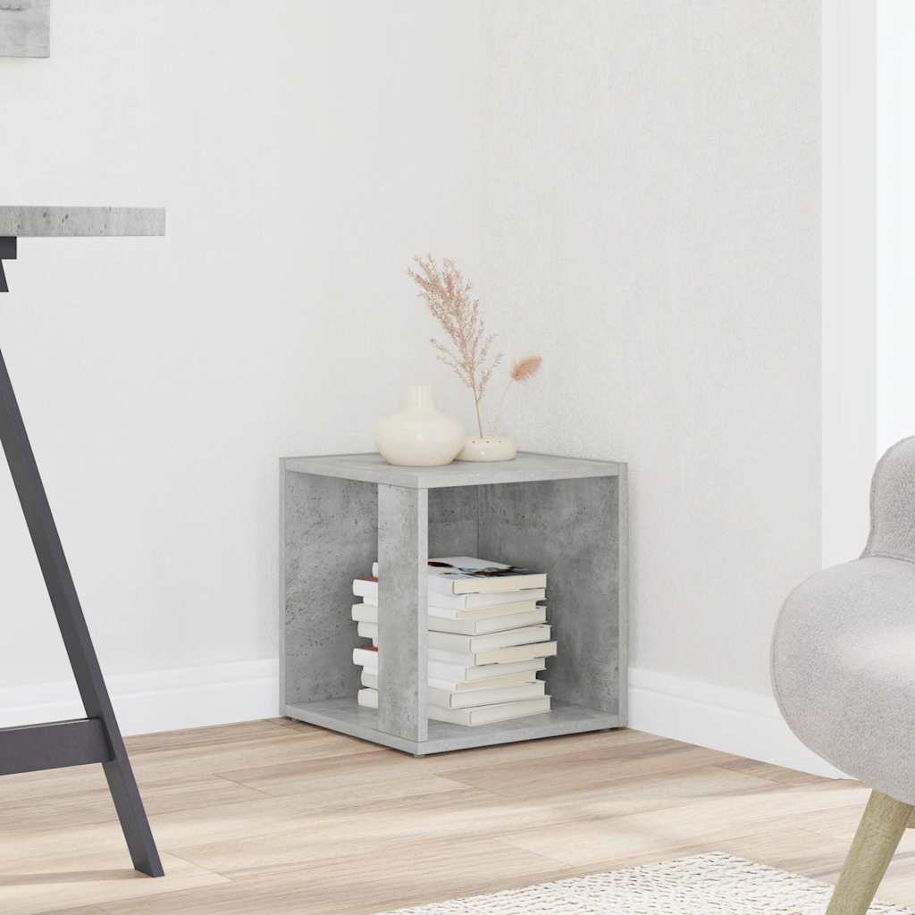 White Plywood Side Table 33x33x34.5 cm