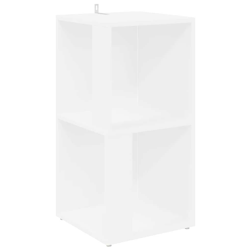 Armario esquinero madera contrachapada blanco 33x33x67cm