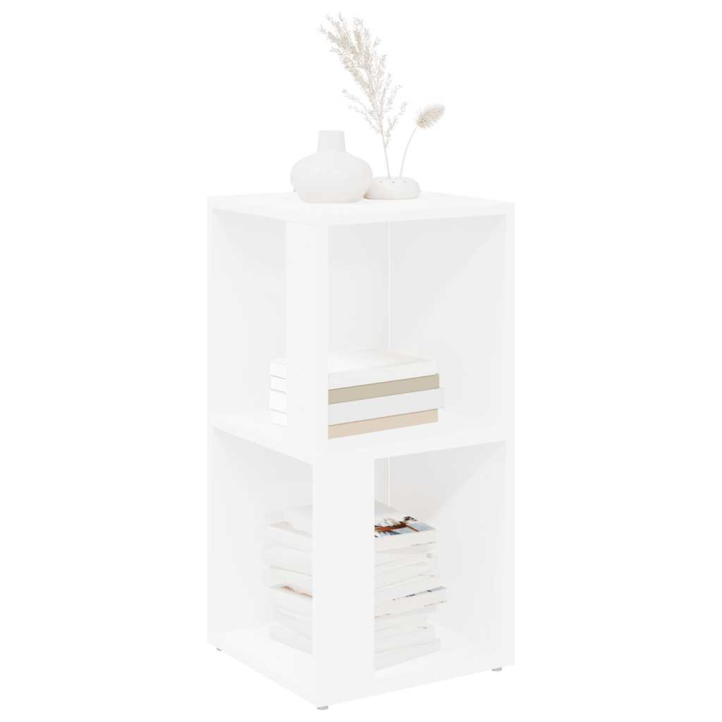 Armario esquinero madera contrachapada blanco 33x33x67cm