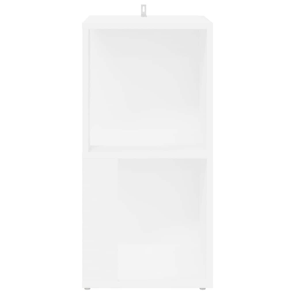 Armario esquinero madera contrachapada blanco 33x33x67cm