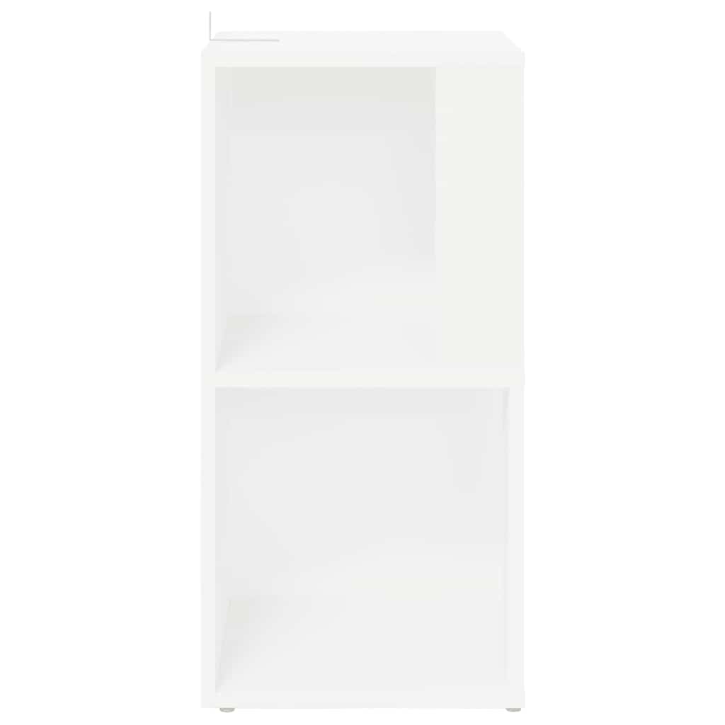 Armario esquinero madera contrachapada blanco 33x33x67cm