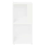 Armario esquinero madera contrachapada blanco 33x33x67cm