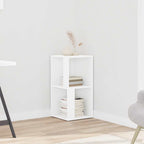 Armario esquinero madera contrachapada blanco 33x33x67cm