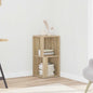 Armario esquinero madera contrachapada blanco 33x33x67cm