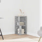 Armario esquinero madera contrachapada blanco 33x33x67cm