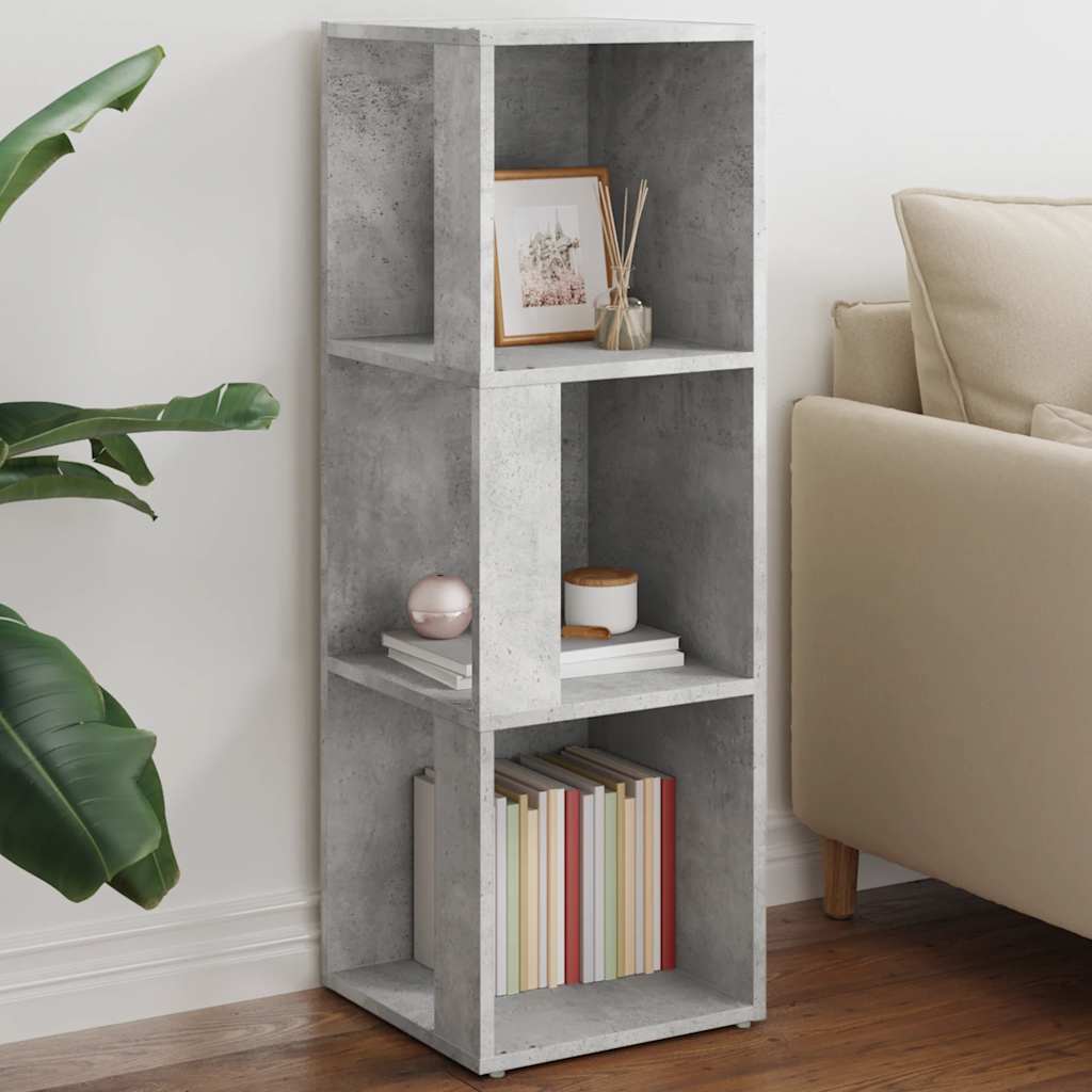 Mueble de esquina madera contrachapada blanco 33x33x100 cm