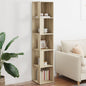 Mueble de esquina madera contrachapada blanco 33x33x164,5 cm