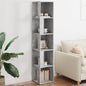 Mueble de esquina madera contrachapada blanco 33x33x164,5 cm