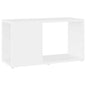 Mueble para TV madera contrachapada blanco 100x24x32 cm