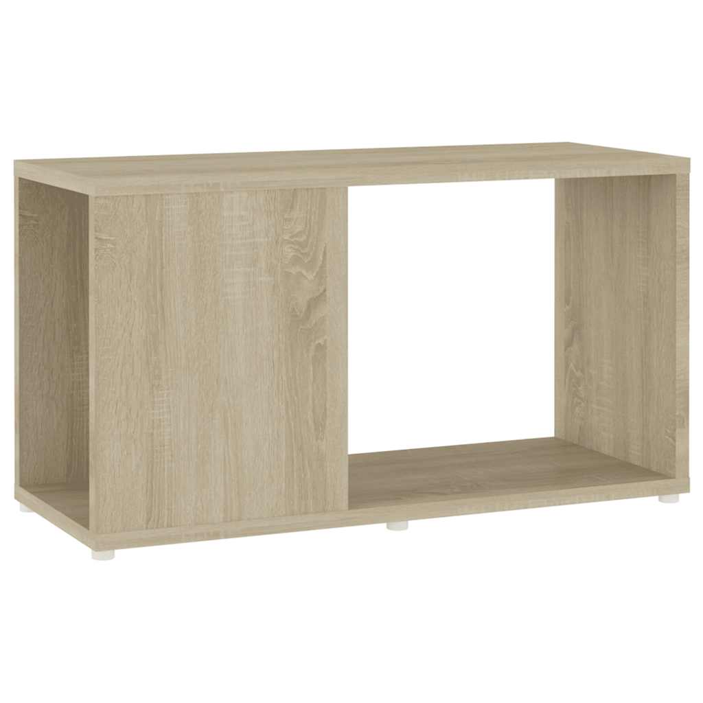 Mueble de TV madera contrachapada gris Sonoma 100x24x32 cm