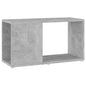 Mueble de TV madera contrachapada gris Sonoma 100x24x32 cm