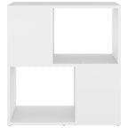 Estantería librería madera contrachapada blanco 60x24x63 cm