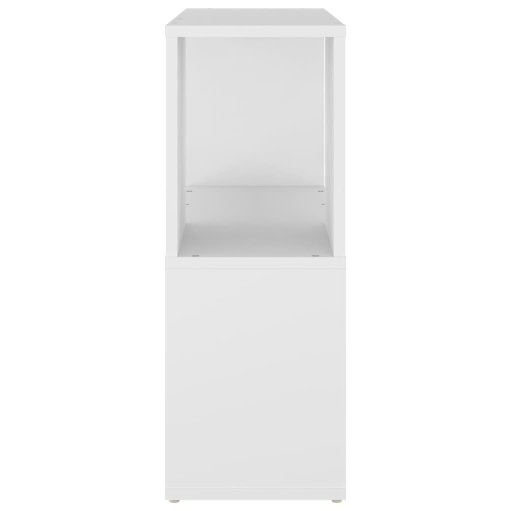 Estantería librería madera contrachapada blanco 60x24x63 cm